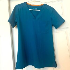 Teal Scrub Top